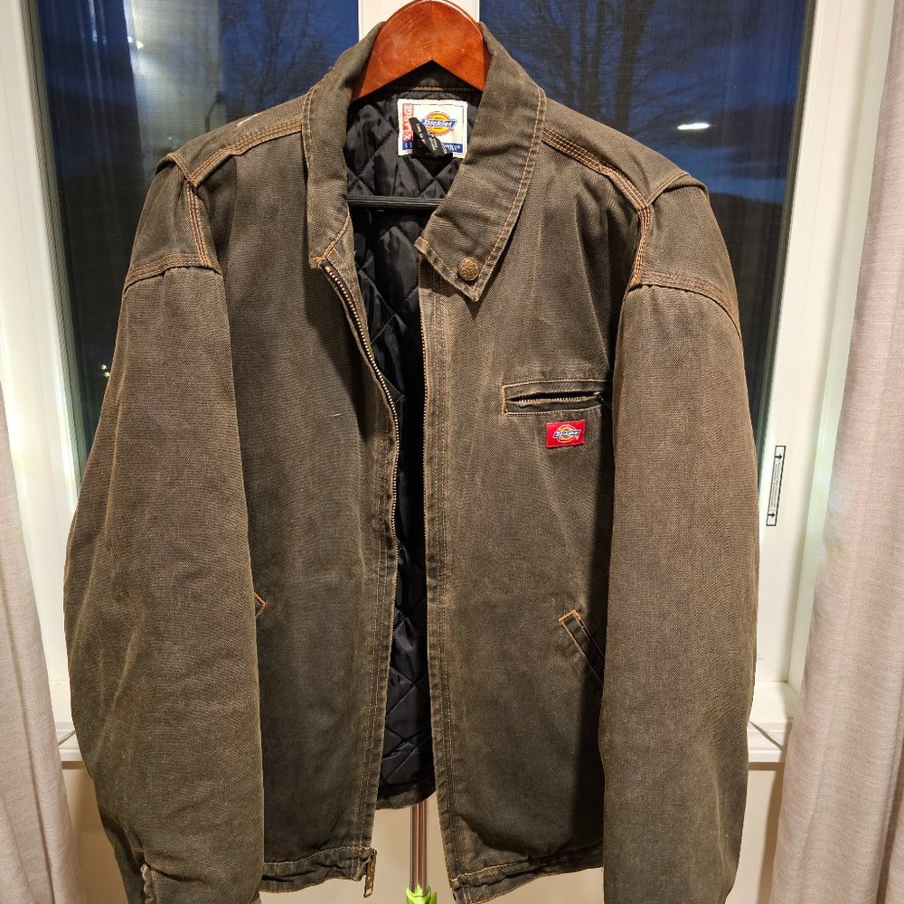 Men's Dickies Denim Insulated Jacket. Vintage Look